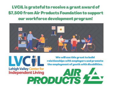 LVCIL is grateful to receive a grant award of $7,500 from Air Products Foundation