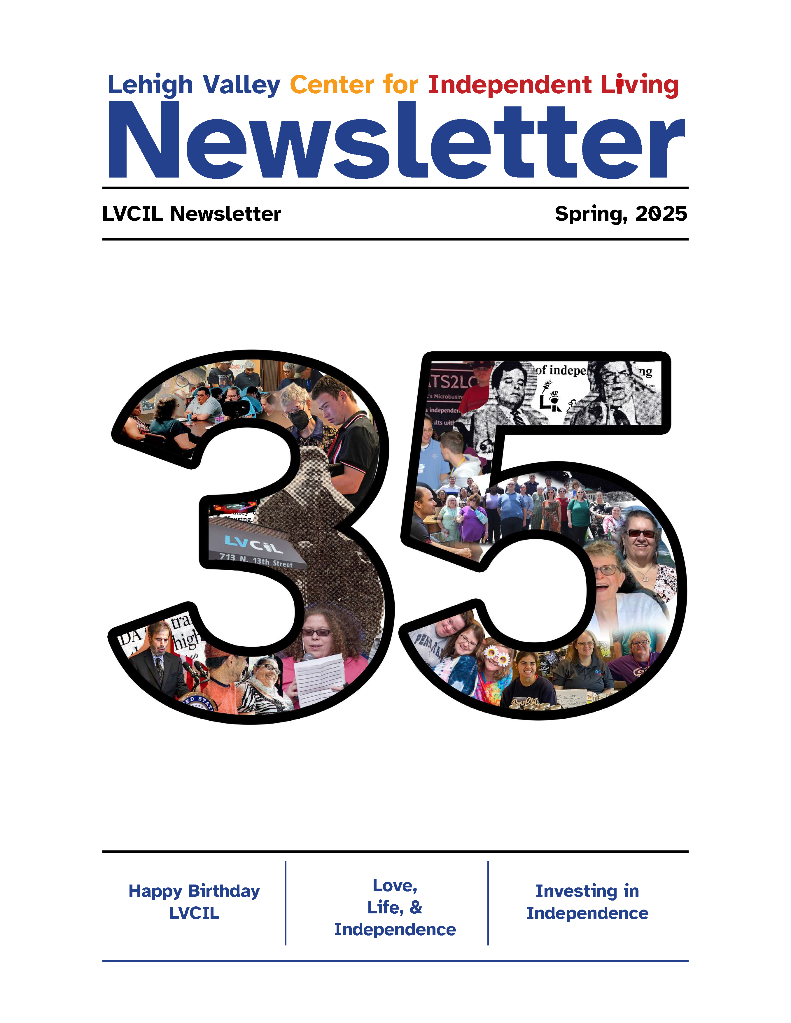 LVCIL Newsletter: Spring 2025